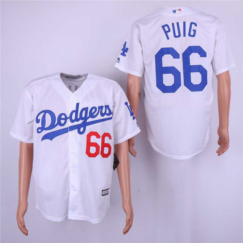 Dodgers 66 Yasiel Puig White Cool Base Jersey Dzhi,We sell and wholesale Dodgers 66 Yasiel Puig White Cool Base Jersey Dzhi on line form chian!